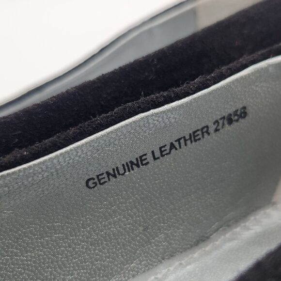 Garnet Hill Black Suede ballet flats - Picture 5 of 10